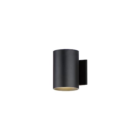 Maxim Lighting Outpost 1-Light 7.25"H LED Outdoor Wall Sconce 86401BK